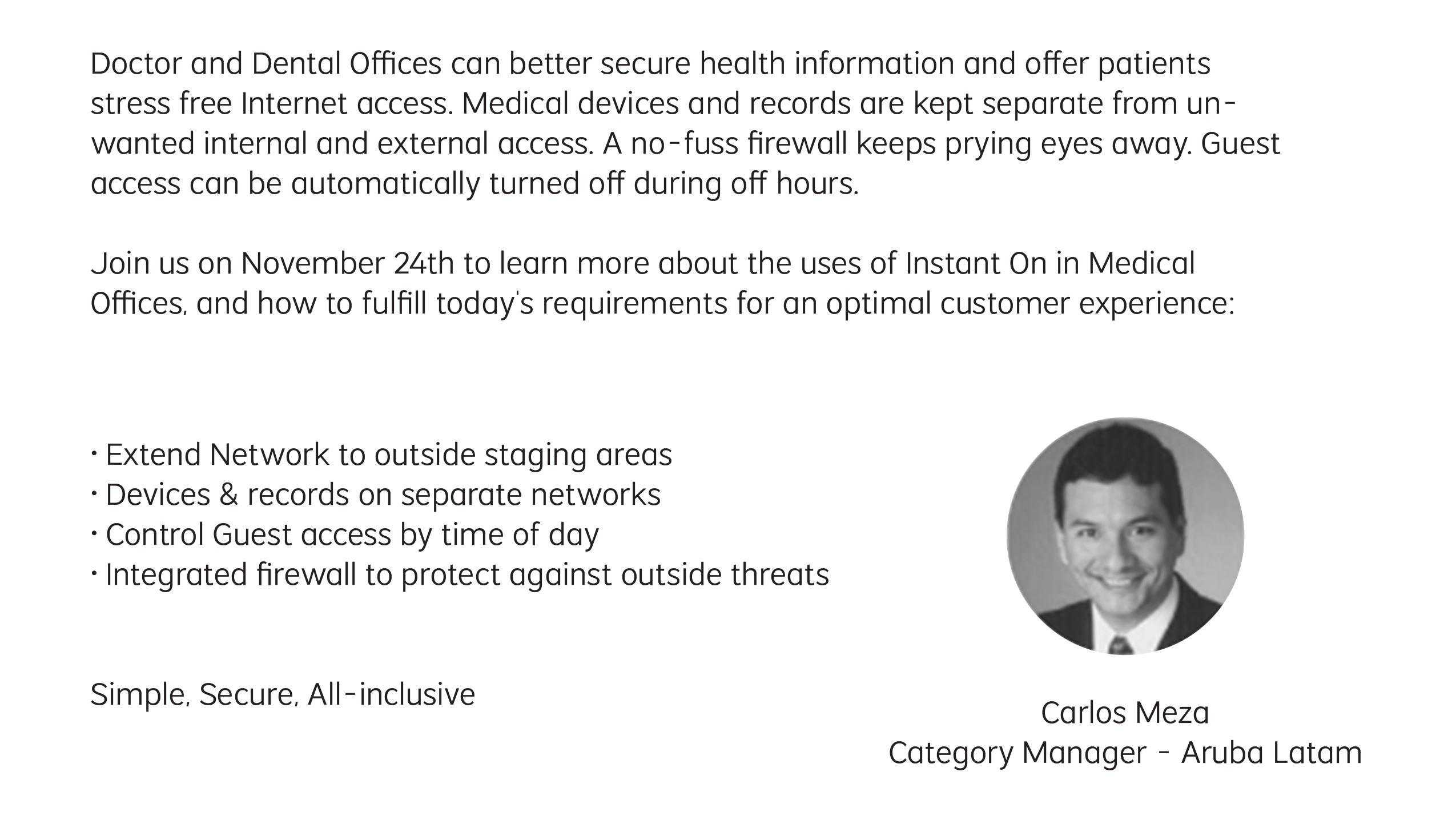 WiFi For Medical Offices Event